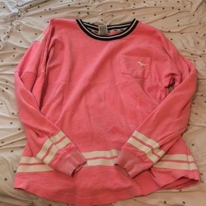 Pink long sleeve shirt